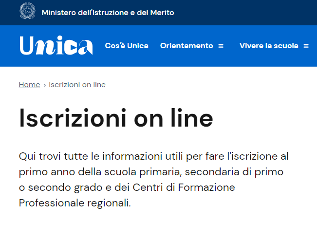 scritta unica - iscrizioni online scritta unica - iscrizioni online