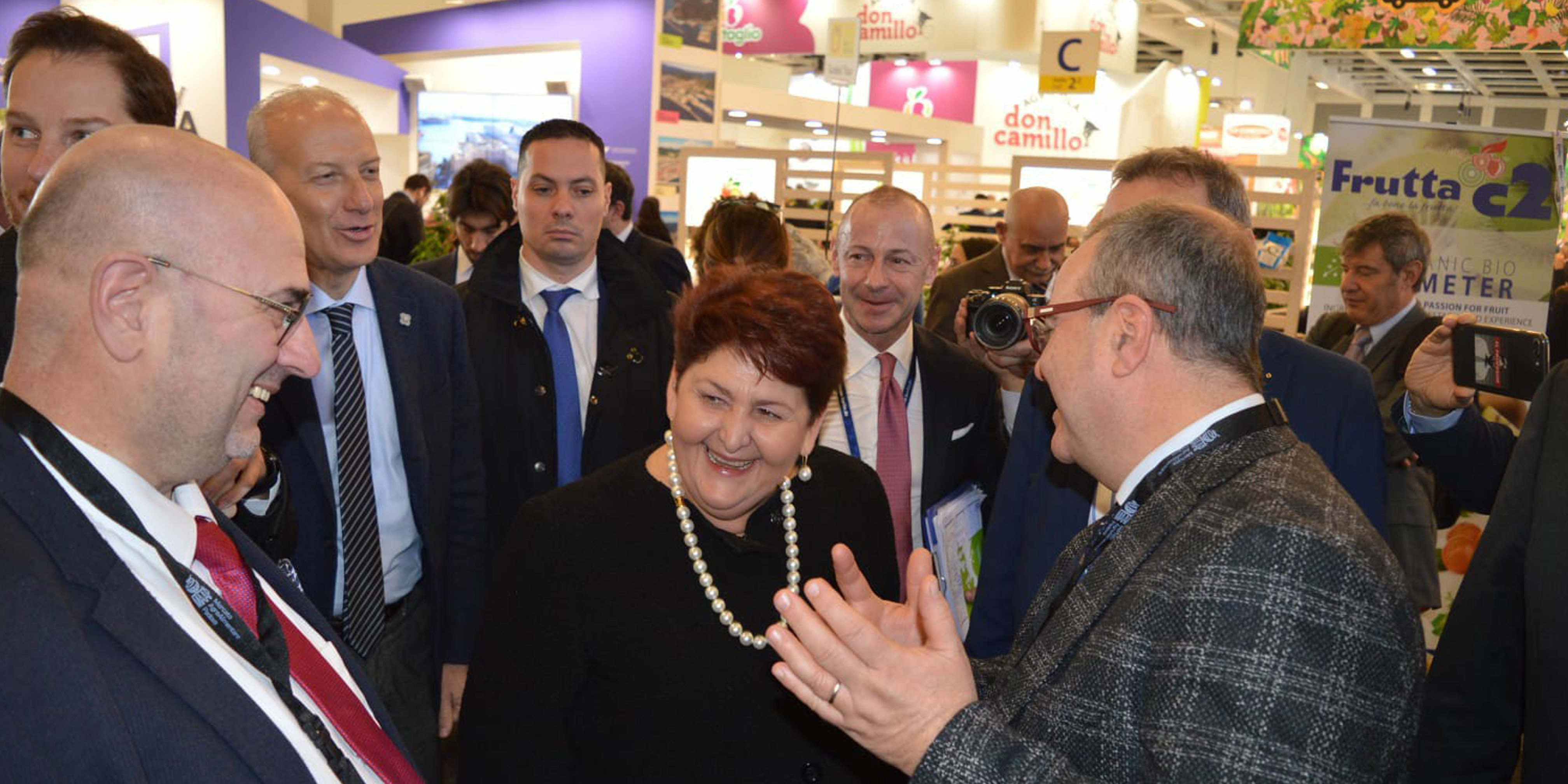 Il presidente Bui a Berlino alla venticinquesima edizione della Fruit Logistica Foto del presidente Fabio Bui alla Fruit Logistica