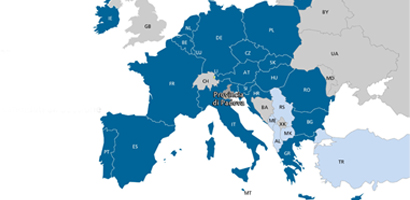 mappa dell'Europa mappa dell'Europa