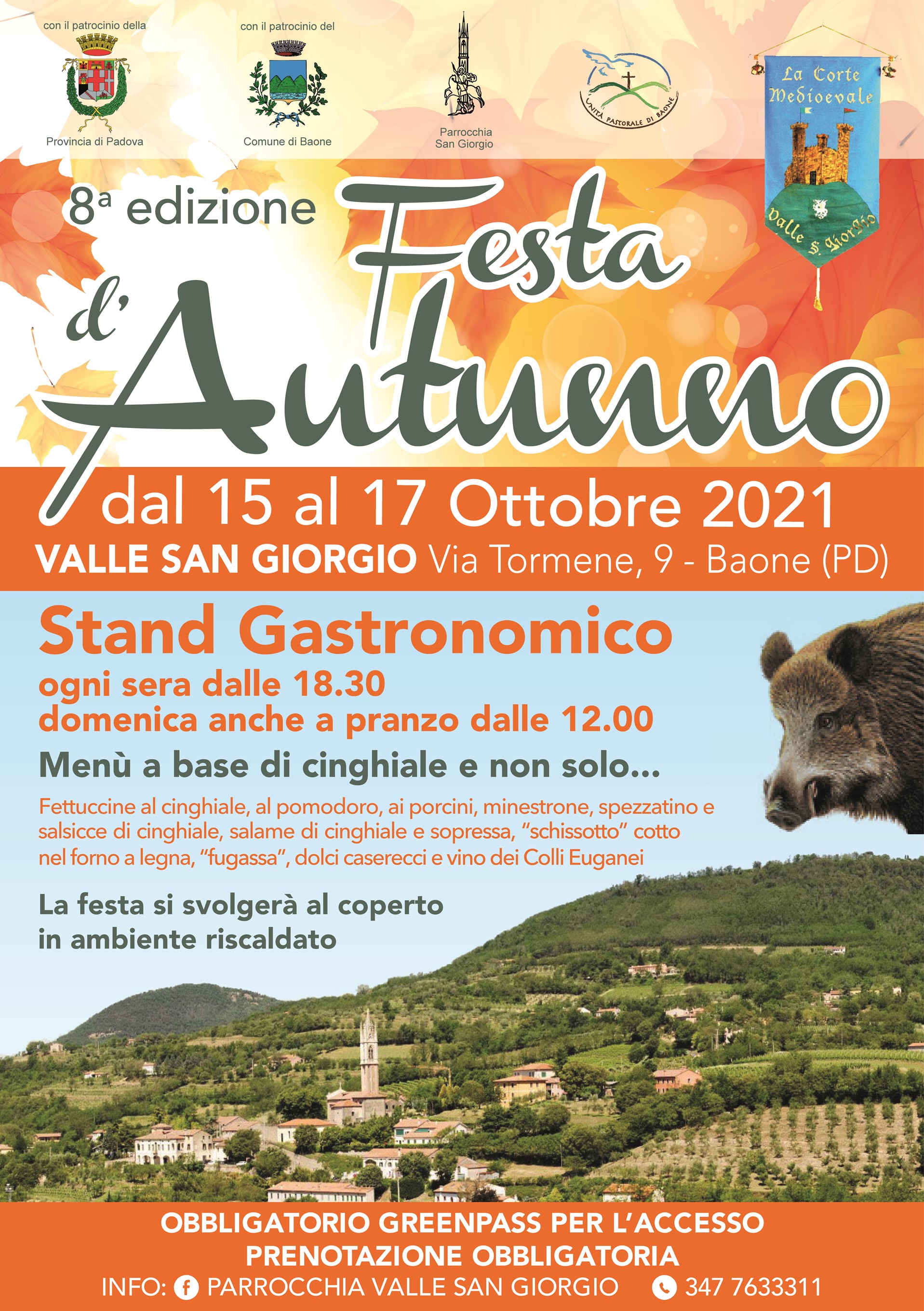 locandina festa d'autunno