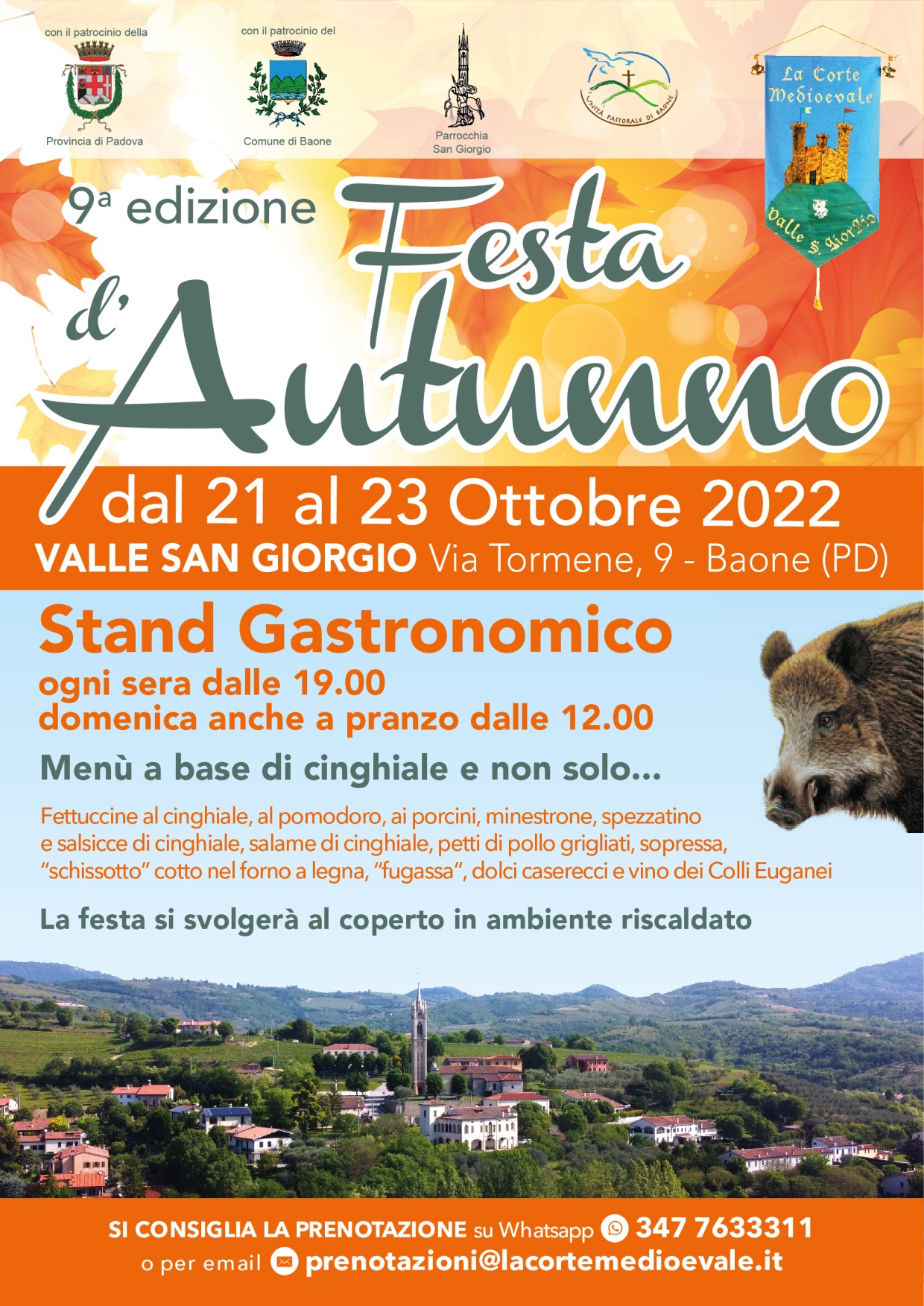 locandina festa d'autunno