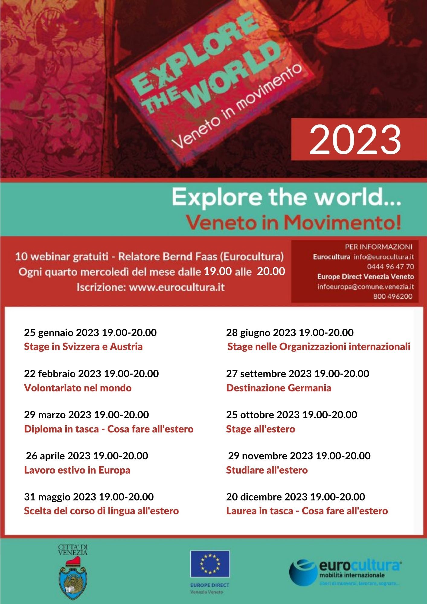 locandina explore the world 2023 loghi e calendario appuntamenti locandina explore the world 2023 loghi e calendario appuntamenti