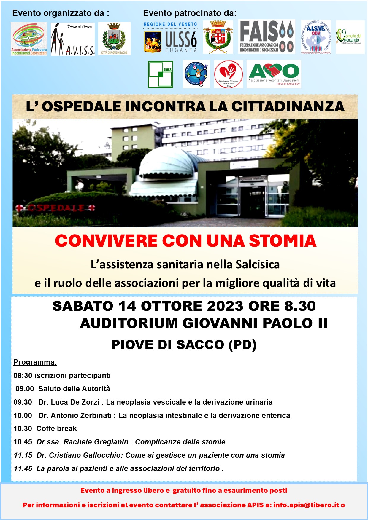 img dell'ospedale e titolo convegno con il programma img dell'ospedale e titolo convegno con il programma