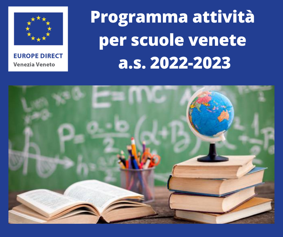 titolo logo europe direct e img di libri con sopra un mappamondo titolo logo europe direct e img di libri con sopra un mappamondo