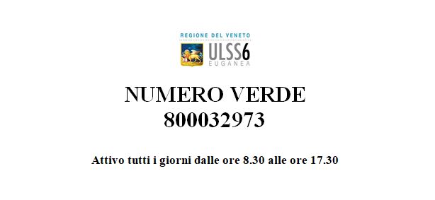 immagine numero verde ulss 6 immagine numero verde ulss 6