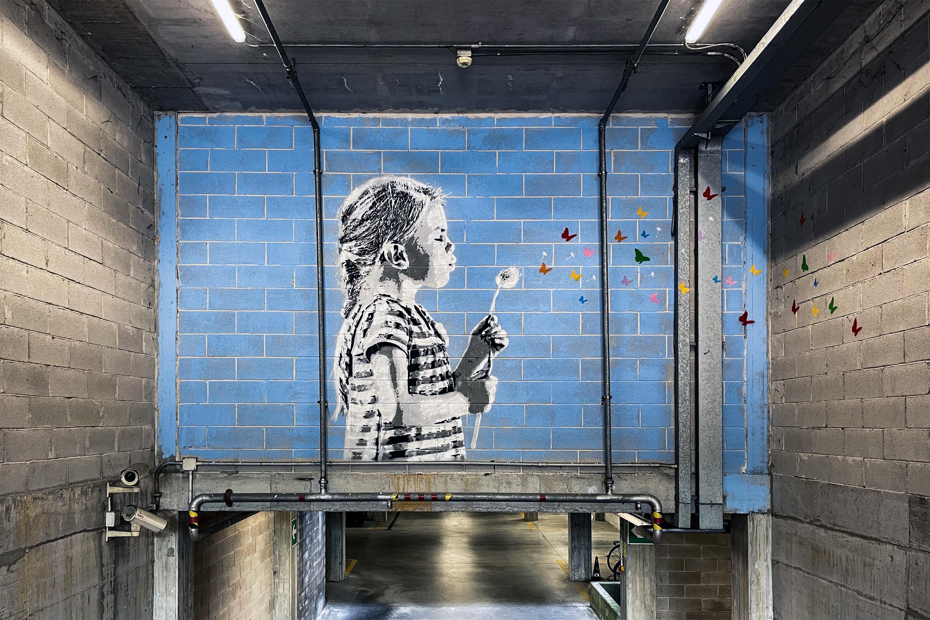 Murales alla Cittadella - garage Provincia, 2021 Alessio_B_lacittadella_murales-2021