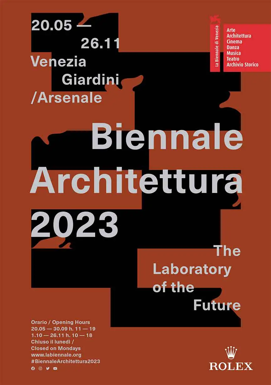 Locandina biennale Architettura 2023