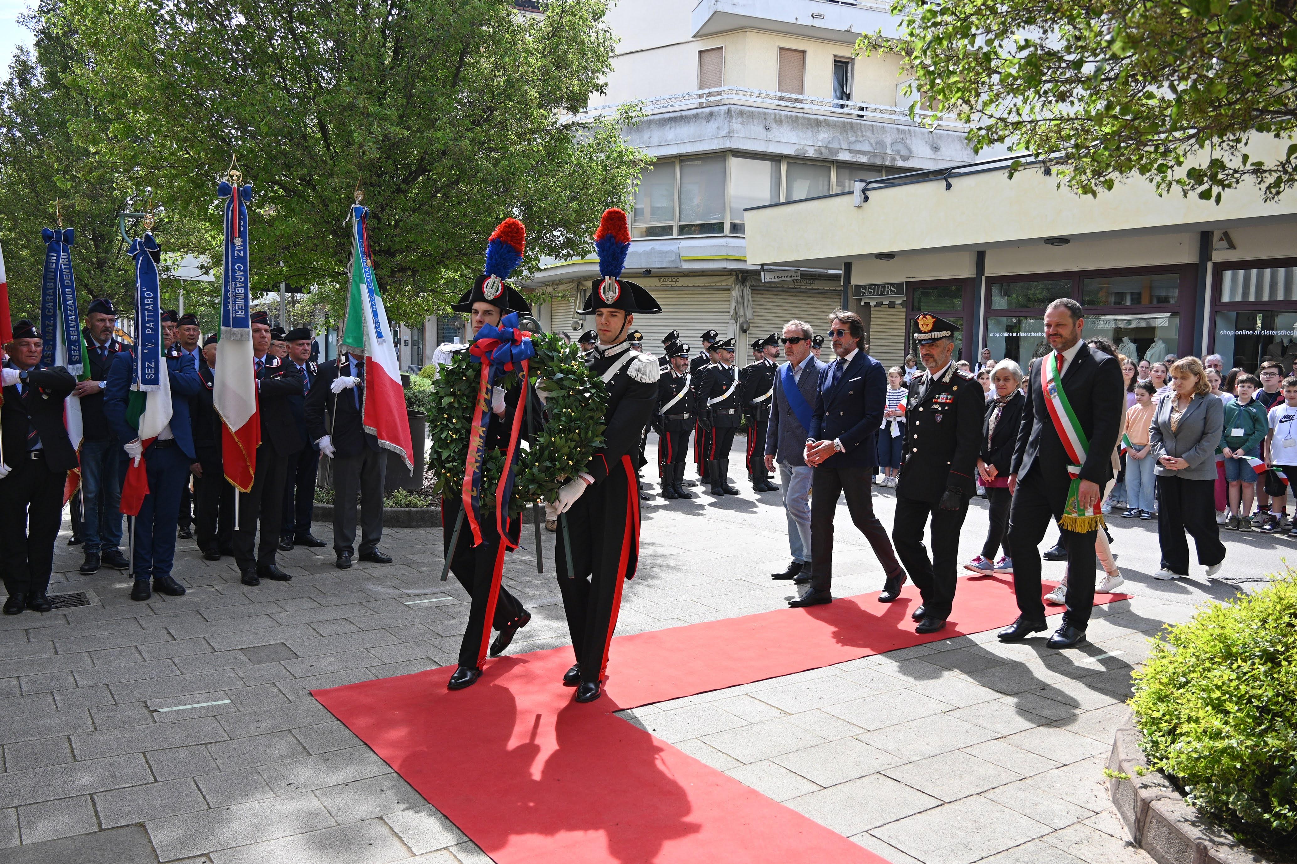 Commemorazione in memoria del Vicebrigadiere Alfredo Costantini Commemorazione in memoria del Vicebrigadiere Alfredo Costantini