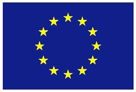 bandiera europea - stelle gialle in cerchio su fondo blu