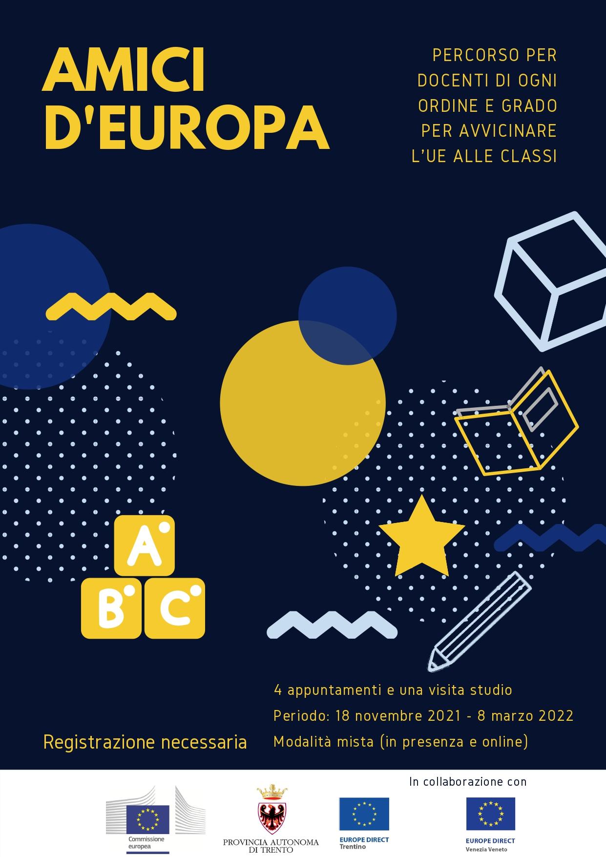 locandina amici d'europa locandina amici d'europa
