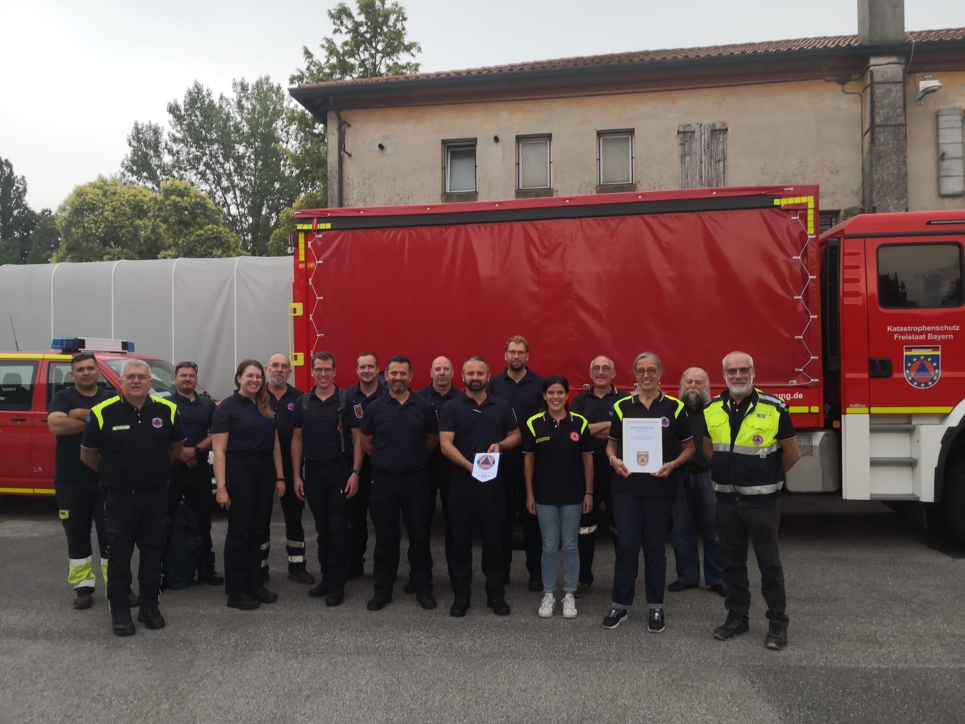 Vigili del fuoco Baviera ospiti Protezione civile Padova Vigili del fuoco Baviera ospiti Protezione civile Padova