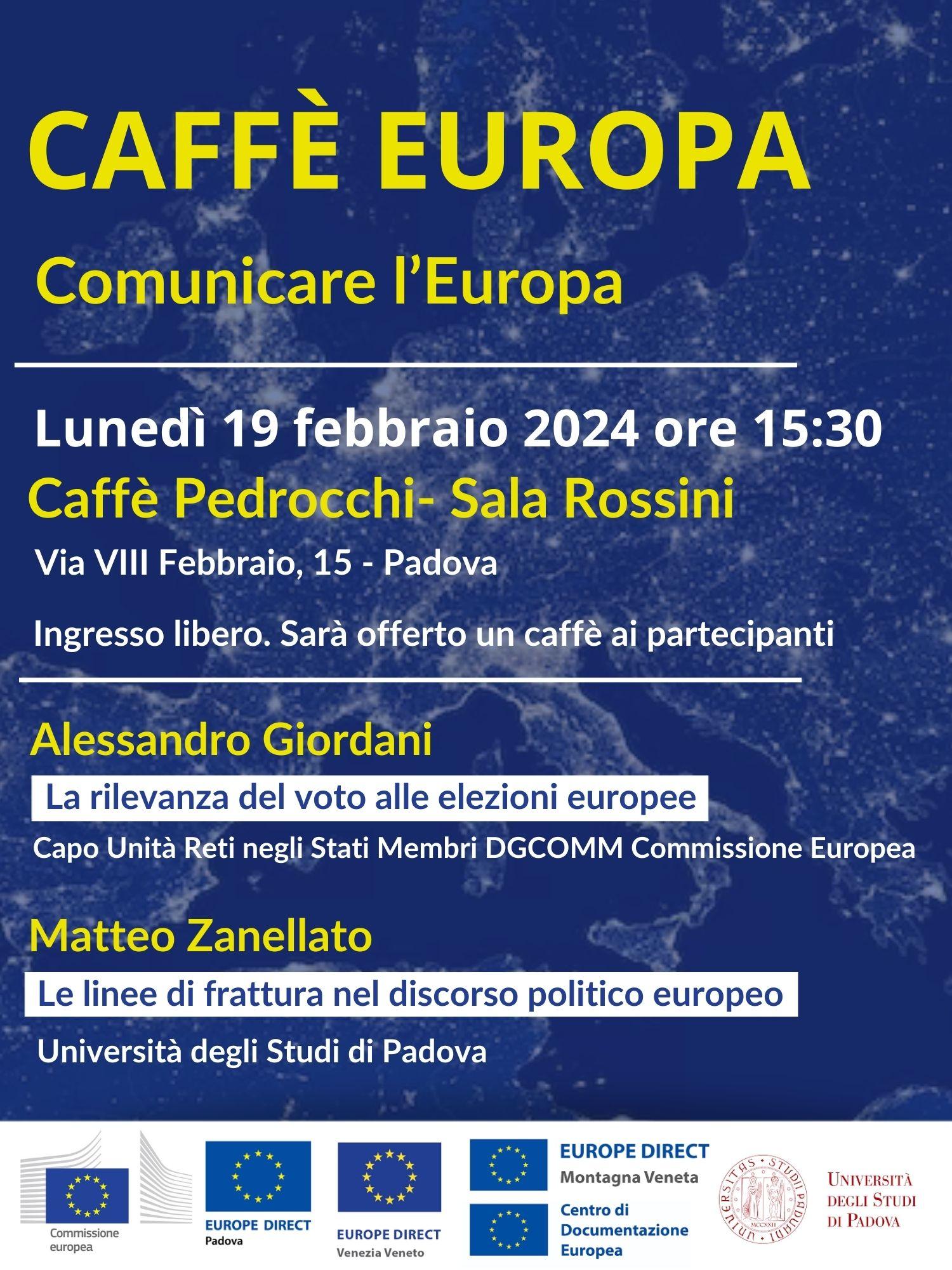 Locandina Caffé Europa Immagine locandina Caffé Europa