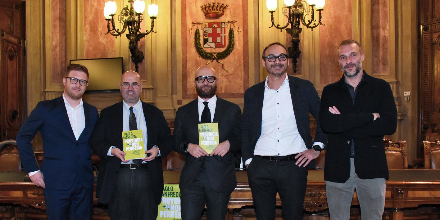 Foto di gruppo dei partecipanti alla conferenza stampa Foto dei partecipanti all'incontro