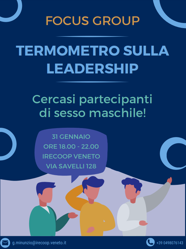 termometro sulla leadership cercasi partecipanti di sesso maschile