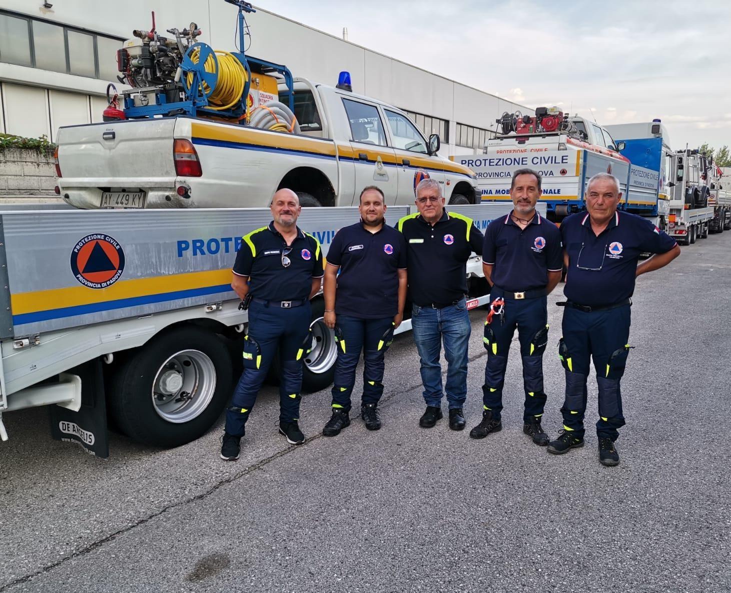 Gruppo provinciale di Protezione civile - Padova - missione in Puglia