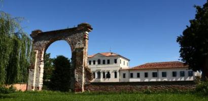 prospetto da sud della villa
