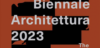Locandina biennale Architettura 2023 Locandina biennale Architettura 2023