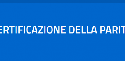 logo e scritta certificazione parita di genere logo e scritta certificazione parita di genere