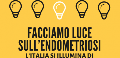 lampadine e titolo iniziative su fondo giallo