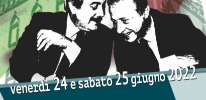 locandina con titolo e img falcone e borsellino che parlano