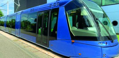 immagine del tram sir blu immagine del tram sir blu