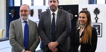 Da sinistra: Antonio Santocono, Daniele Canella, Monica Grosselle Immagine di default