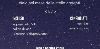 Volantino Villa sotto le stelle