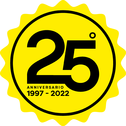 scritta 25 anniversario