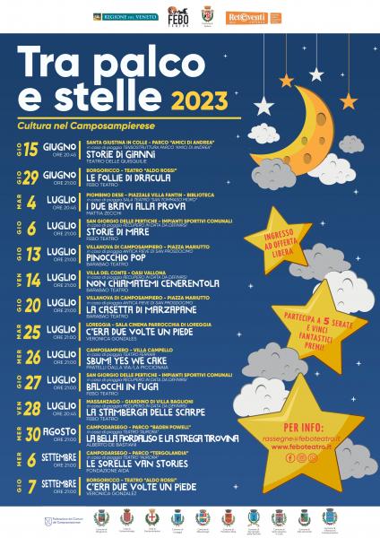 locandina tra palco e stelle 2023